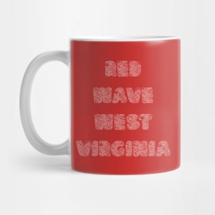 Red Wave West Virginia Mug